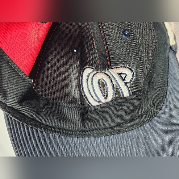 Washington Nationals Double Logo MLB Adult Hat Cap Adjustable Hook & Loop, Red - Picture 8 of 10